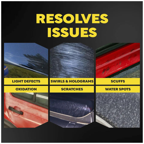 Ultra Cut Car Compound For Heavy Scratches And Swirls Removal resolving defects like oxidation, scratches, scuffs, and water spots.