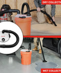 Dust Collector For 5 Gallon Buckets With 2.5 Inch Hose, Elbow Fittings And Metal Filter Included, dry and wet vacuum use