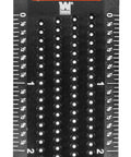 Slick Pocket Marking Edge Ruler For Precise Parallel Lines And Mortise Layouts with measurement holes and engraved markings