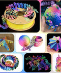 Examples of models made from Tri Color Coextruded Silk PLA Filament for 3D printing 1.75mm 1kg rainbow red yellow blue with silk finish