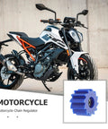 Heavy Duty Blue 10mm Dirt Bike Chain Tensioner Pulley For Off Road Motorcycle And Motorized Engine Guide Roller Smooth Ride Adjuster Kit on motorcycle