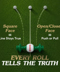 Putting Trainer Alignment Gate That Reveals Push Pull And Face Angle For Start Line And Roll Consistency Indoor Outdoor Golf Training Aid
