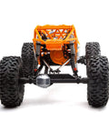 Front view of RBX10 Ryft 4WD Brushless RC Rock Bouncer Ready To Run Beast On The Trail With Solid Front And Rear Axles