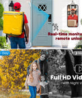 G1 Video Smart Lock With Camera And Doorbell, 6 In 1 Keyless Entry System With Fingerprint, App Remote, IC Card, Passcode, And Voice Control, Built In Wi Fi Smart Deadbolt For Front Door, IP65 Waterproof, Super Easy Install showing real-time monitoring and night vision video.