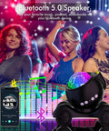 Dope Galaxy Projector with Remote Control and Bluetooth Speaker Night Light for parties and home theater ceiling decor.