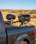 Heavy Duty Waterproof Bike Rack Cover With 60 Liters Rain Protection To Keep Treasures Dry On Outdoor Adventures And Sudden Showers For Most Bikes on pickup truck