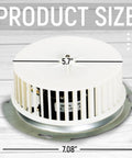 Upgraded 8832NA Bathroom Fan Blower Motor Replacement Fits A Range Of Models, shown with dimensions on white surface.