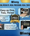 Digital Planer Gauge With Electronic Readout For Woodworking, Precise Thickness Measurement, instructions and display