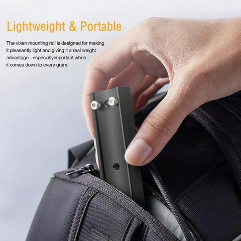 33cm GP Prism Rail For Telescopes With Quick Attach No Fuss On EQ4 EQ5 EQ6 and Similar GP Profile Mounts Aluminum Universal Prism Rail For Celestron And Vixen Easy Install OTA Carrier, handheld and portable