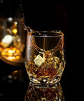 Eco Crystal Whiskey Gift Set With Handcrafted Granite Chill Stones And European Style 11.7 Oz Tumbler, splash effect shown