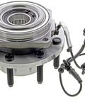 Slick Front Wheel Bearing And Hub Assembly For 2017 To 2022 Ford F250 F350 Super Duty 4wd showing tight tolerance build.