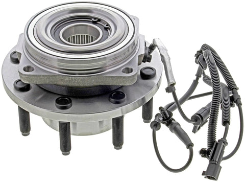 Slick Front Wheel Bearing And Hub Assembly For 2017 To 2022 Ford F250 F350 Super Duty 4wd showing tight tolerance build.