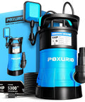Badass Heavy Duty 1HP Submersible Sump Pump Pulls A Knockout 5300GPH Flow With Plug And Play Automatic Float Switch And 26 Foot Cord for efficient drainage.
