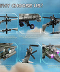 RC Helicopter For Beginners With Altitude Hold Gyro Stabilization And LED Lights, close-up of rotor and body design