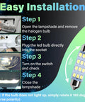 Steps to install 24 Pcs Interior LED Dome Lights For Cars 194 T10 DE3175 31mm 42mm Kit Mega Bright White Long Lasting