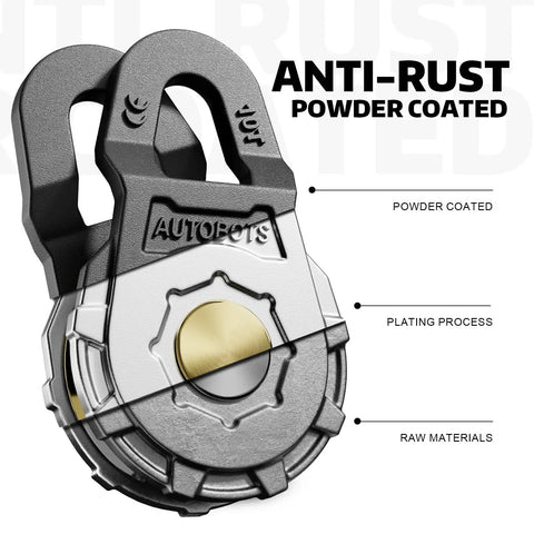 Heavy Duty Snatch Block For Winch Recovery Forged Steel Pulley 22046 Lbs Working Load 45000 Lbs Break Strength Galvanized And Powder Coated For Rugged Durability And Solid Off Road Towing, anti-rust powder coated