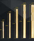 Brass Drift Punch Set Non Marring One Quarter Inch Three Eighths Inch One Half Inch Five Eighths Inch Three Quarters Inch Five Piece