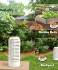 Low Fuss Mini In Ground Worm Farm Compost Bin With Holes And Lid for easy vermicomposting in garden or backyard settings