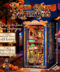 Day Of The Dead Book Nook Kit For Adults And Teens, Dope 3D Wooden Dollhouse Scene With LED Lights and vibrant Plaza De Los Muertos decor