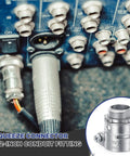 10-Pack Of Top-Shelf 1/2-Inch Squeeze Connectors For FMC And EMT Conduit Wiring shown in application with cable fitting.