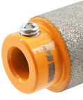 Two Piece Diamond Grinder Bits For Stained Glass Three Quarters Inch And One Inch Core Vacuum Brazed Glass Grinder Heads