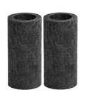 Two EcoFilter Replacement Filter No Plastic Shell For Cleaner Water That Tastes Great By Reducing Chlorine Smell And Taste Eco Friendly BPA Free NSF Certified 2 Pack cylinders.