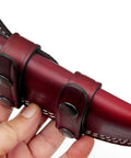 Top Grain Leather Knife Sheath For Fixed Blade Knives Belt Carry Dual Orientation