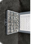 Stainless Socket Cap Screws And Allen Cap Screws Kit With Nuts And Washers Heavy Duty All Purpose Hardware Fastener Kit in metal tray