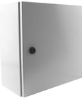 Fully Enclosed IP66 Enclosure With UL Certified NEMA 4 16 Gauge Steel Single Door Hinge Cover Wall Mount Backplate 16 x 16 x 8
