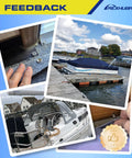 350 Pcs Canvas Snap Kit Set Great Value With Stainless Steel Marine Grade Three Eighths Inch Snaps for boat installation