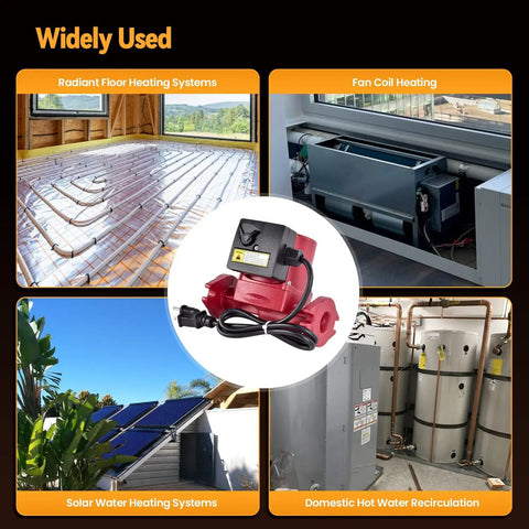 Level Up Your Hot Water Game With This Slick 22 GPM Circulator Pump For Fast Recirculation Three Speed Settings Bronze Build And Easy Plug And Play Install For Smooth Residential Plumbing Flow.