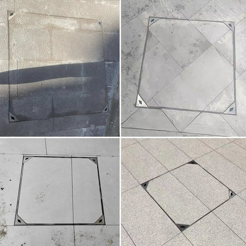 Hidden Heavy Duty Drainage Cover With Hooks For Lawn Dock And Pavement Built For Rugged Outdoors Waterproof Rectangular Manhole Lid