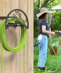 Heavy Duty Wall Mount Garden Hose Holder Holds 125 Ft Hose Up To 95 Lbs Weight Capacity Tough As Nails Metal Construction