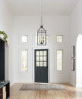 Bright entryway showcasing the effectiveness of Stain Blocking Ceiling Paint For Interiors With Pink To White Dry Time Indicator, Easy Roll On White Ceiling Paint, 1 Gallon, Fast 1 Hour Dry Time, Recoat In 2 Hours, Covers Light To Medium Stains. 
