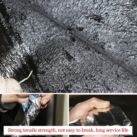 Close-up of Premium Ultra Heavy Duty Self Adhesive Waterproof Roof Patch Tape For Asphalt Shingles And Leaks, showing strong texture.