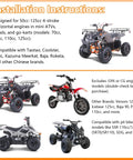 Ride Ready CDI Box Ignition Coil With Starter Solenoid And Voltage Regulator Bolt On And Plug And Play for ATVs, quads, go-karts shown