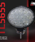 12V LED Tractor And Combine Flood Light With Connector Replacement For Case IH 5088 5130 5140 6088 6140 7010 7088 7120 7130