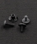 Built Different Eighty Piece Gun Holster Screw And Tri Prong T Nut Kit With 8-32 Threads shown, featuring various black screws.