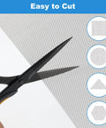 Scissors cutting 304 stainless steel wire mesh screen, easy to cut sheets, six pack 11.8 inch by 8.2 inch for DIY projects