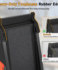Heavy-duty rubber edge detail of Universal Ladder Stabilizer And Roof Leveler Tool For Uneven Surfaces Heavy Duty Anti Slip Platform