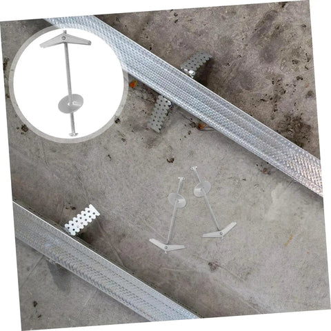 Heavy Duty Toggle Bolt Anchors Kit With Wing Nuts For Hollow Walls And Ceilings, Carbon Steel Drywall Fasteners on wall