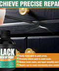 Black Touch Up Paint Pen For Multi Surface Repairs Odorless 1.69 Fl Oz Semi Gloss Finish fixing cabinet scratch