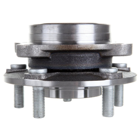 Front view of Front Wheel Hub And Bearing Assembly Replacement 2 Pack For Mitsubishi Lancer And 3000GT 5 Lug Front Hubs Without ABS