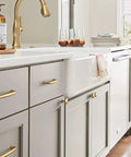 Renown Champagne Bronze Cabinet Pull Five And One Sixteenth Inch Center To Center Traditional Drawer Handle on kitchen cabinets