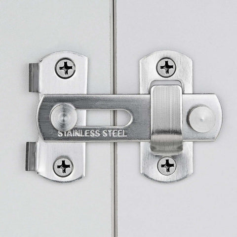 Brushed nickel barn door latch on cabinet, 4 pack brushed nickel stainless steel barn door latches 2.75 x 2.02 inches gate lock antique look