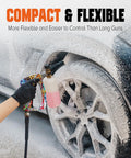 Person using Beast Mode 4000 PSI Pressure Washer Gun With M22 14mm And Three Eighth Inch Connectors Car Wash Kit for foam detailing