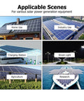 Applicable scenes showing Big Time Mppt Solar Charge Controller Kicking Out Knockout Output At 600W For Panels And EV Charging.