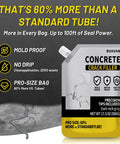 All Season Concrete Crack Filler for Driveways Walkways and Patios DIY Friendly Patch Up Waterproof Repair Sealant package