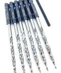 Top Shelf Six Piece Replacement Tapered Countersink Drill Bits In Heavy Duty 11 64 Inch Hex Shank with easy grip wrench.