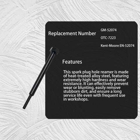 Duramax Glow Plug Bore Reamer Tool For Diesel Engines 2001-2025 6.6L 3.0L 2.8L Carbon Busting Cleaning Reamer and features